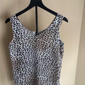 Leopard Print Sleeveless Top